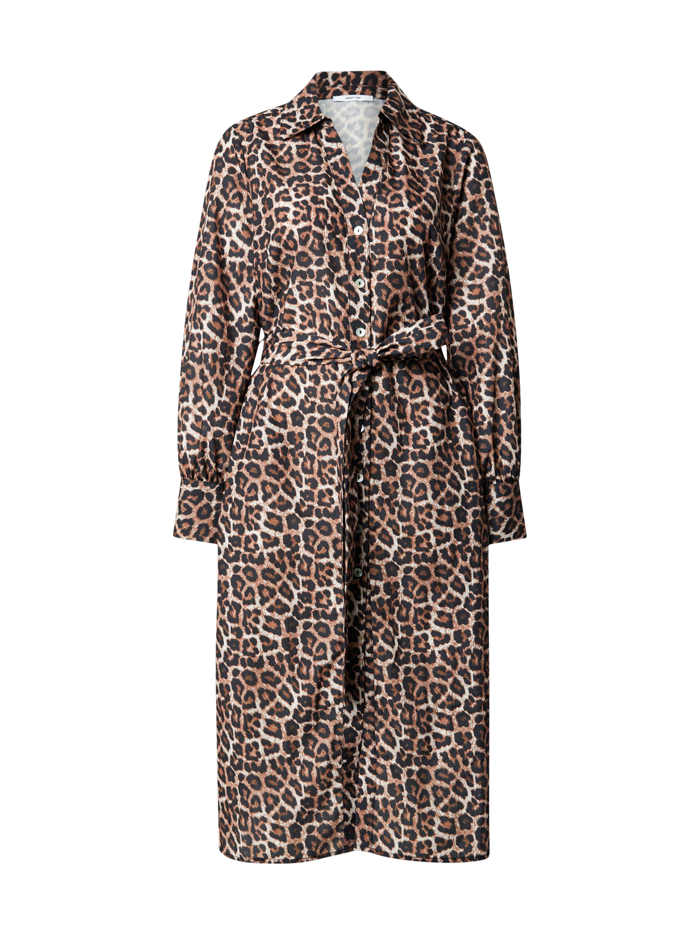 ruda ABOUT YOU Palaidinės tipo suknelė 'Frauke': priekis