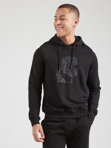 Karl Lagerfeld Sweatshirt in Schwarz: Vorderseite