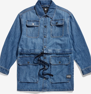 Veste mi-saison G-Star RAW en bleu : devant