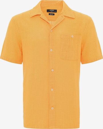 Antioch Comfort fit Button Up Shirt in Orange: front