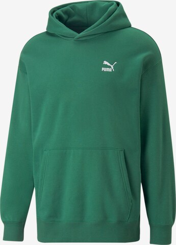 PUMA Sweatshirt 'Classics' in Groen: voorkant