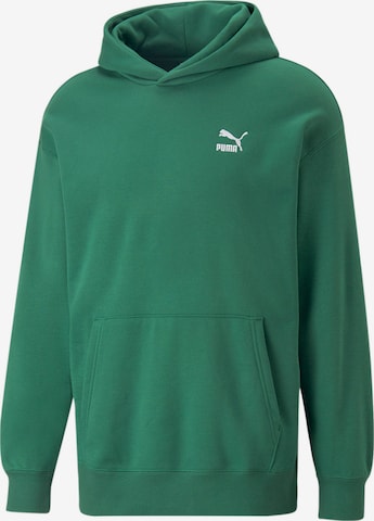 Felpa 'Classics' di PUMA in verde: frontale