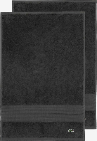 LACOSTE Handtuch 'LLECROCO' in Schwarz: Vorderseite