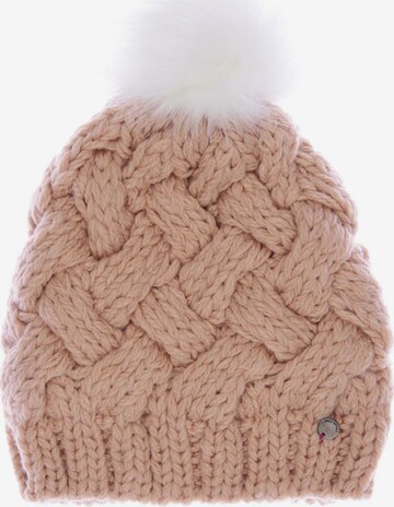 FRAAS Hat & Cap in One size in Beige: front