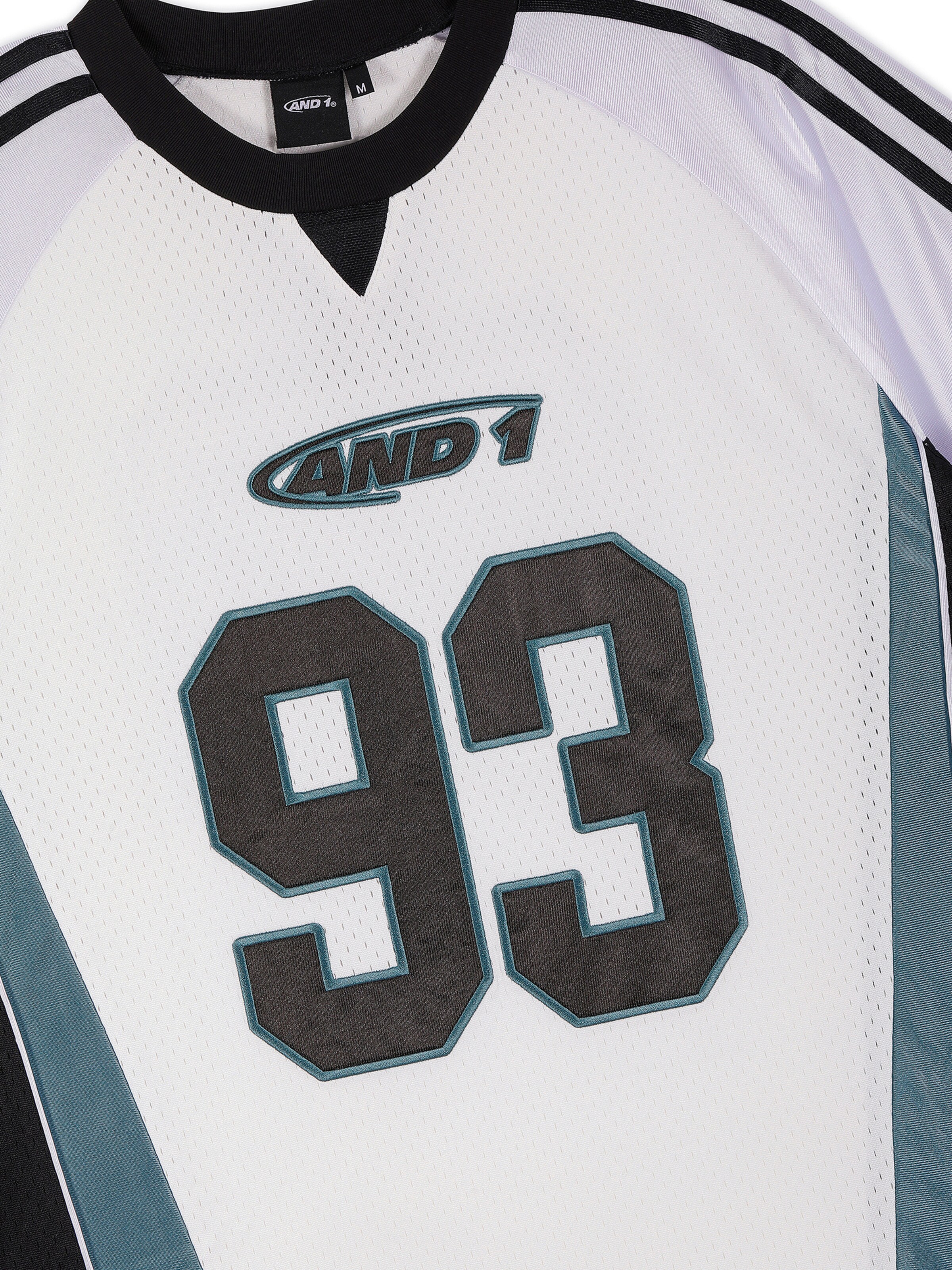 balta AND1 Laisvi marškinėliai 'Respect The Game'