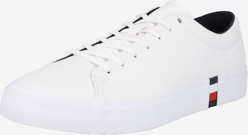 TOMMY HILFIGER Låg sneaker i vit: framsida