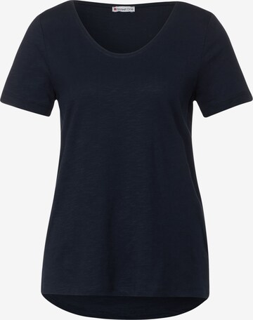 STREET ONE Shirt 'Gerda' in Blauw: voorkant