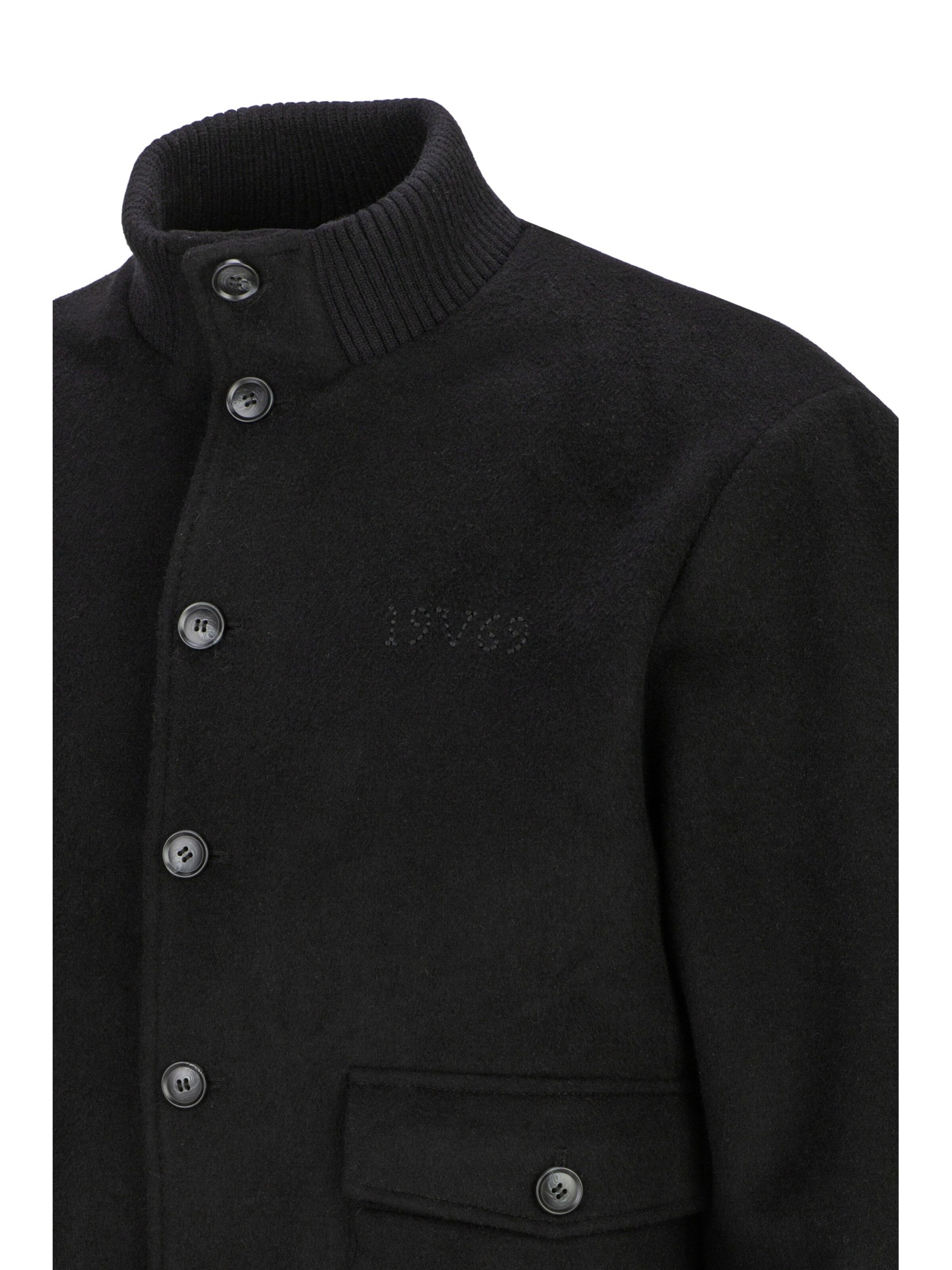 19V69 ITALIA Between-season jacket 'Fabiano Street' in Black
