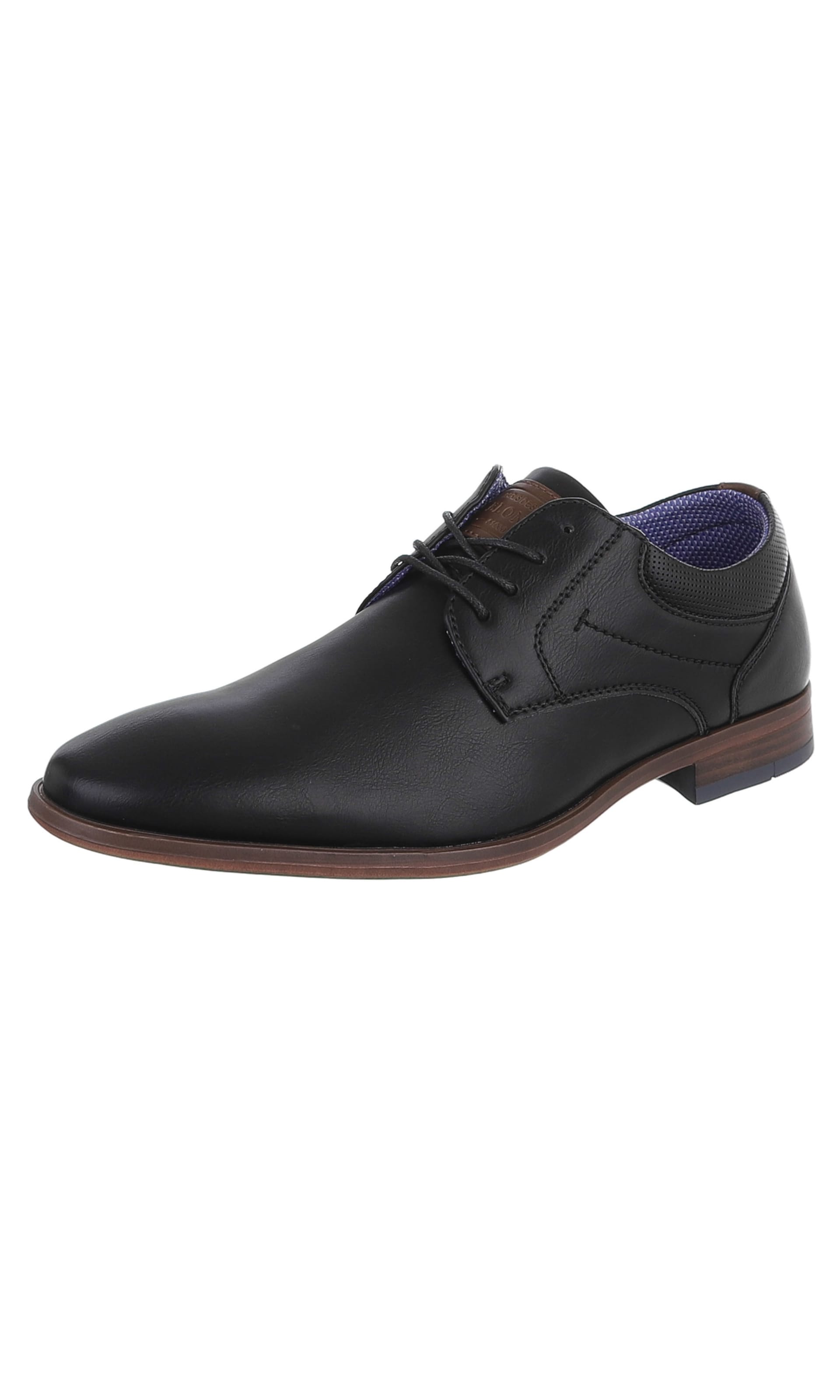 CoolWalk Lace-Up Shoes in Black: front