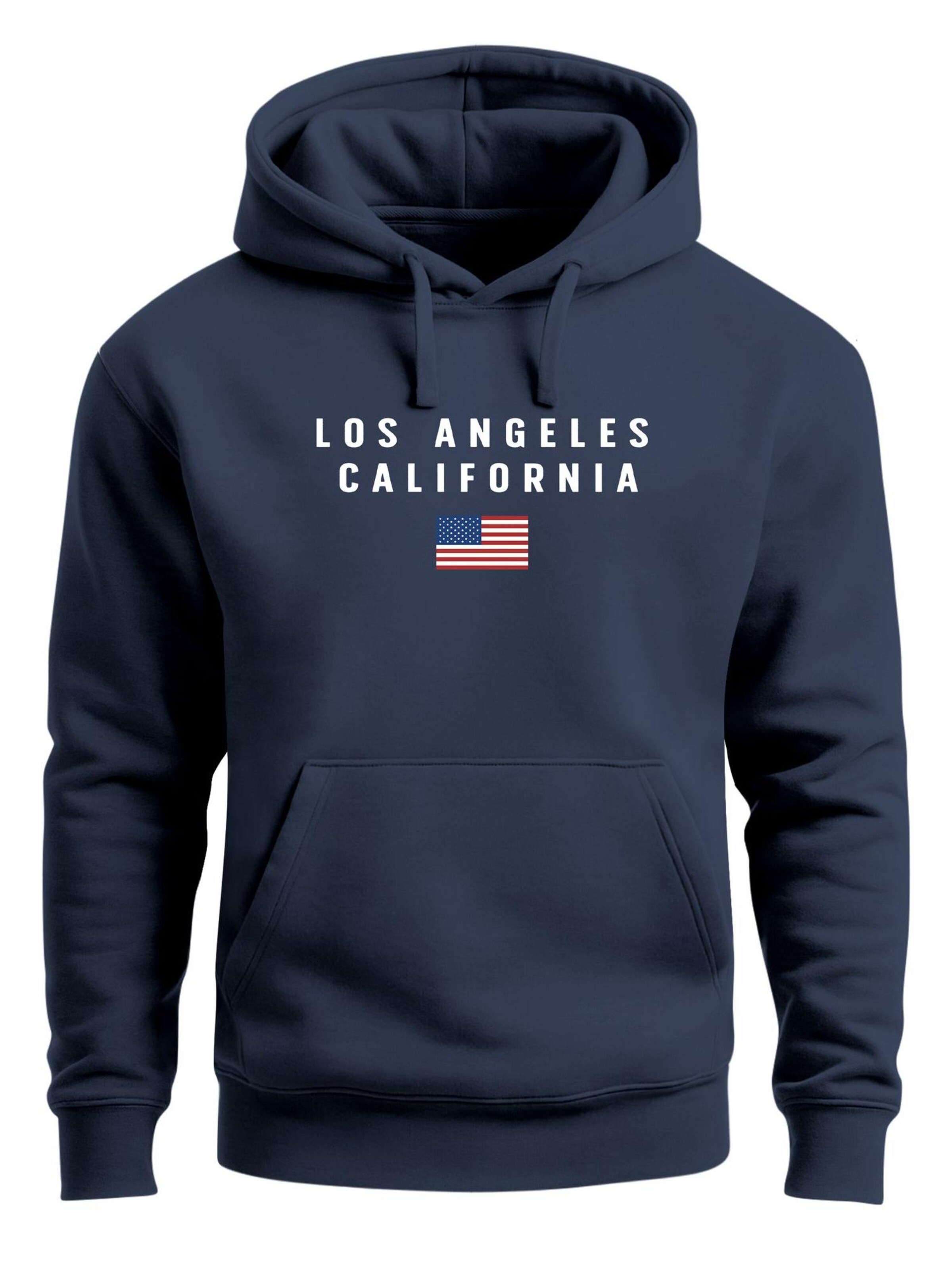 Neverless Sweatshirt 'California' in Blue: front
