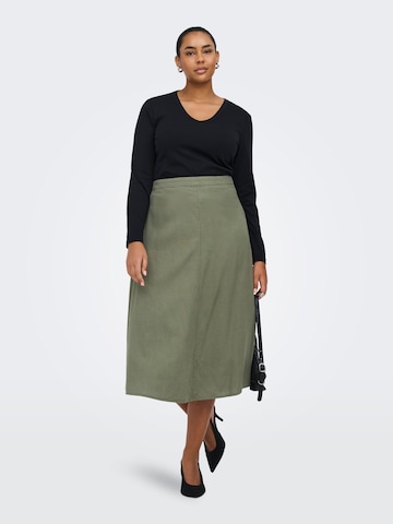 ONLY Carmakoma Nederdel 'CarGoa' i grøn: forside