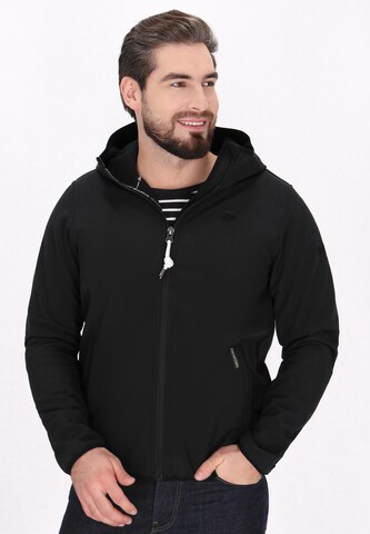 Schmuddelwedda - Chaqueta de entretiempo en negro: frente
