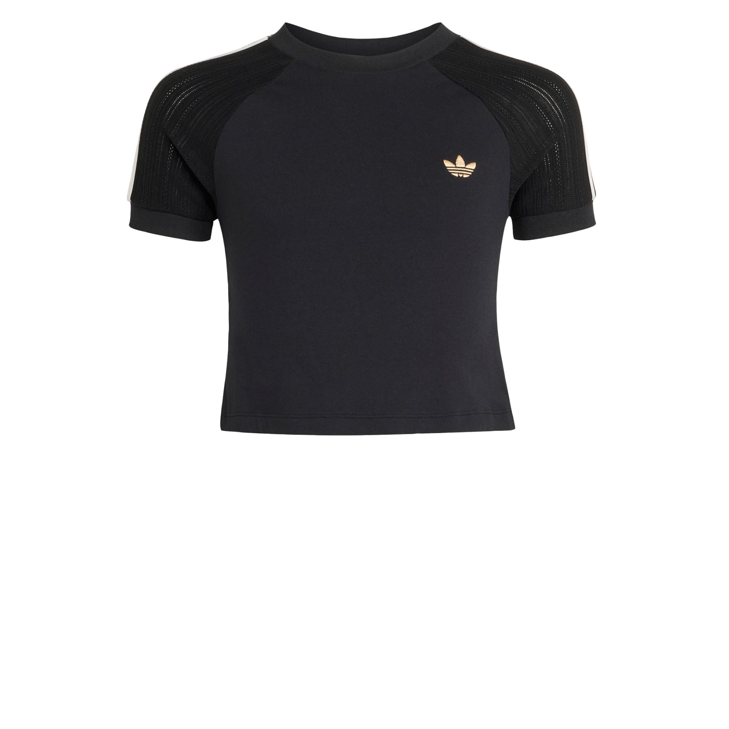 ADIDAS ORIGINALS - Camiseta en negro: frente