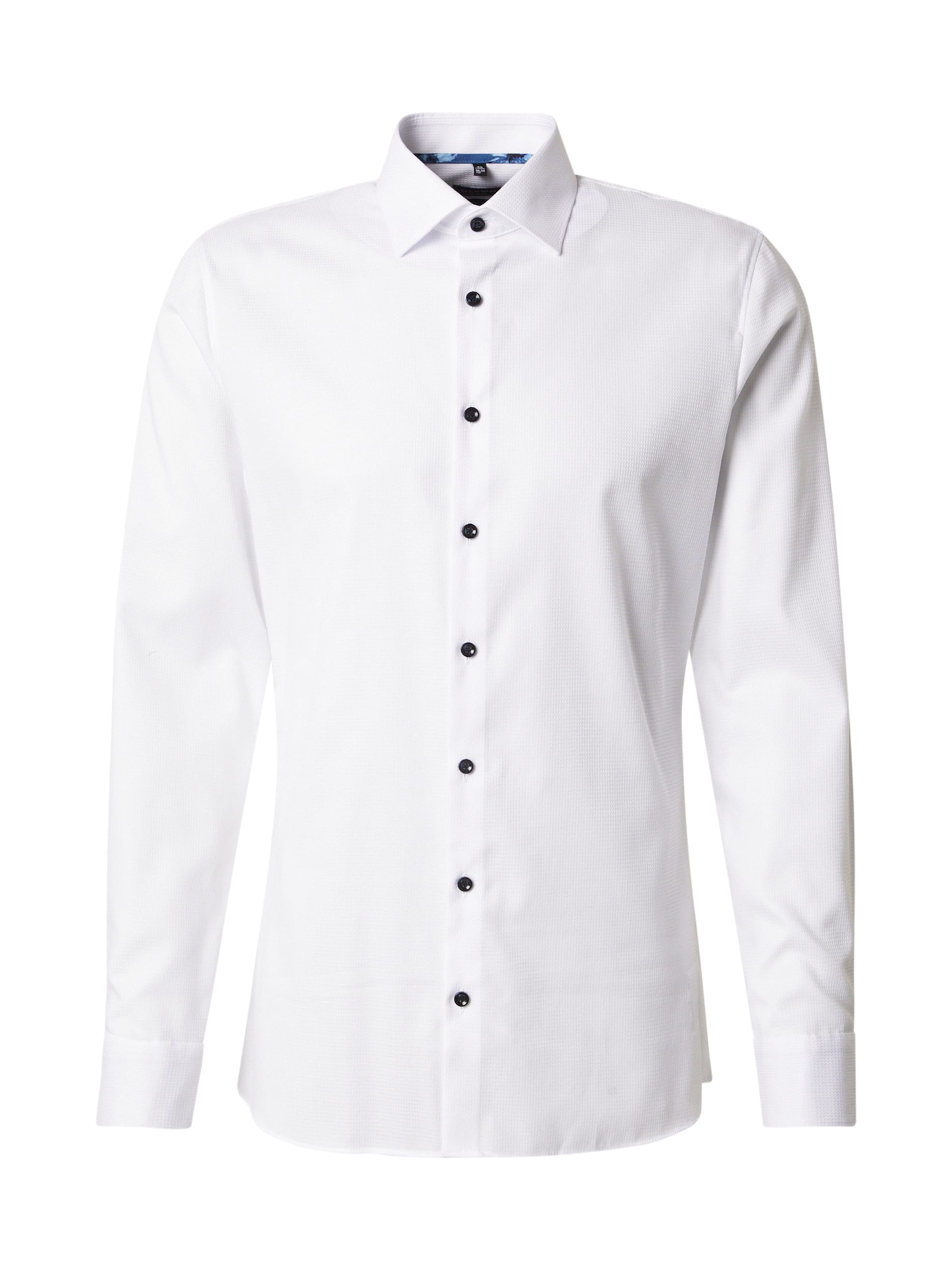 balts OLYMP Slim fit Biroja krekls: no priekšpuses