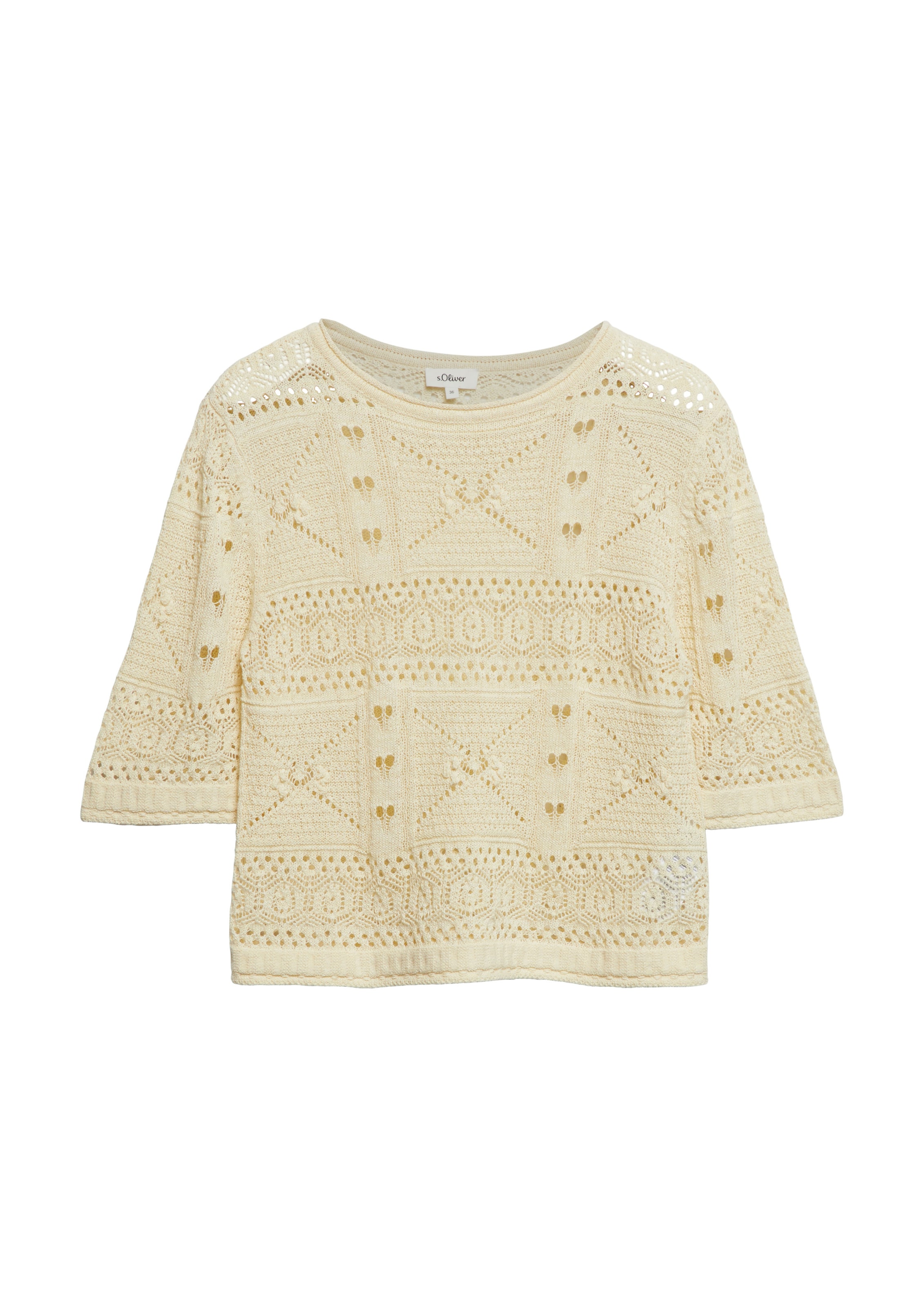 s.Oliver - Jersey en beige: frente