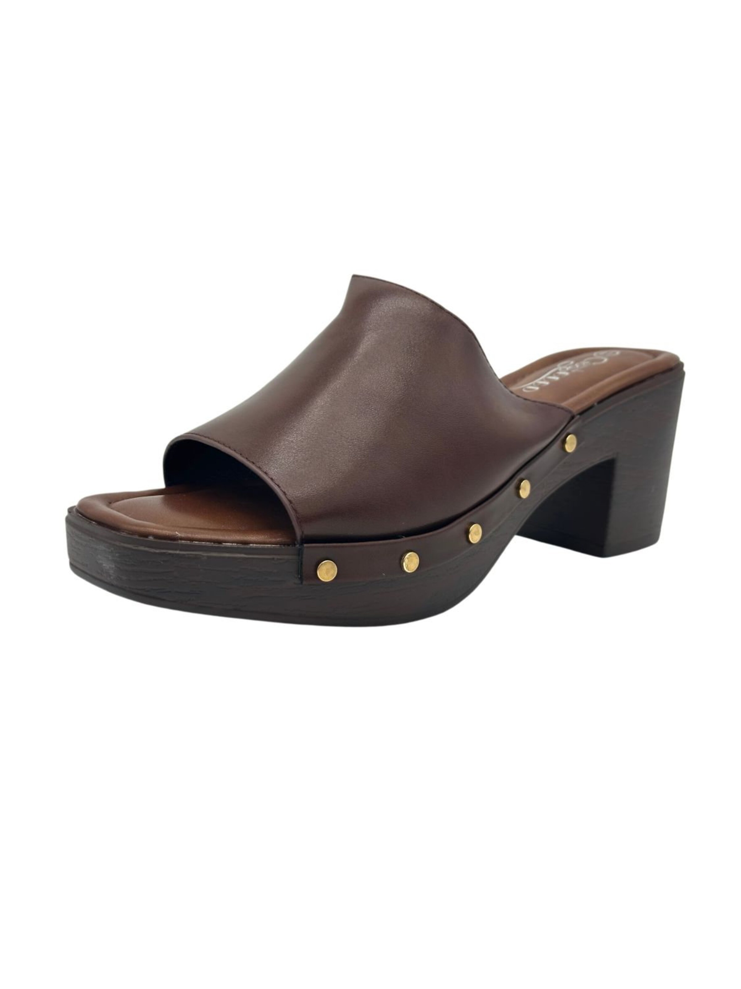 Nowaland Mules in Brown: front