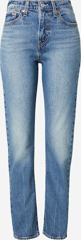 mėlyna LEVI'S ® Prigludęs Džinsai 'WEDGIE SLIM': priekis