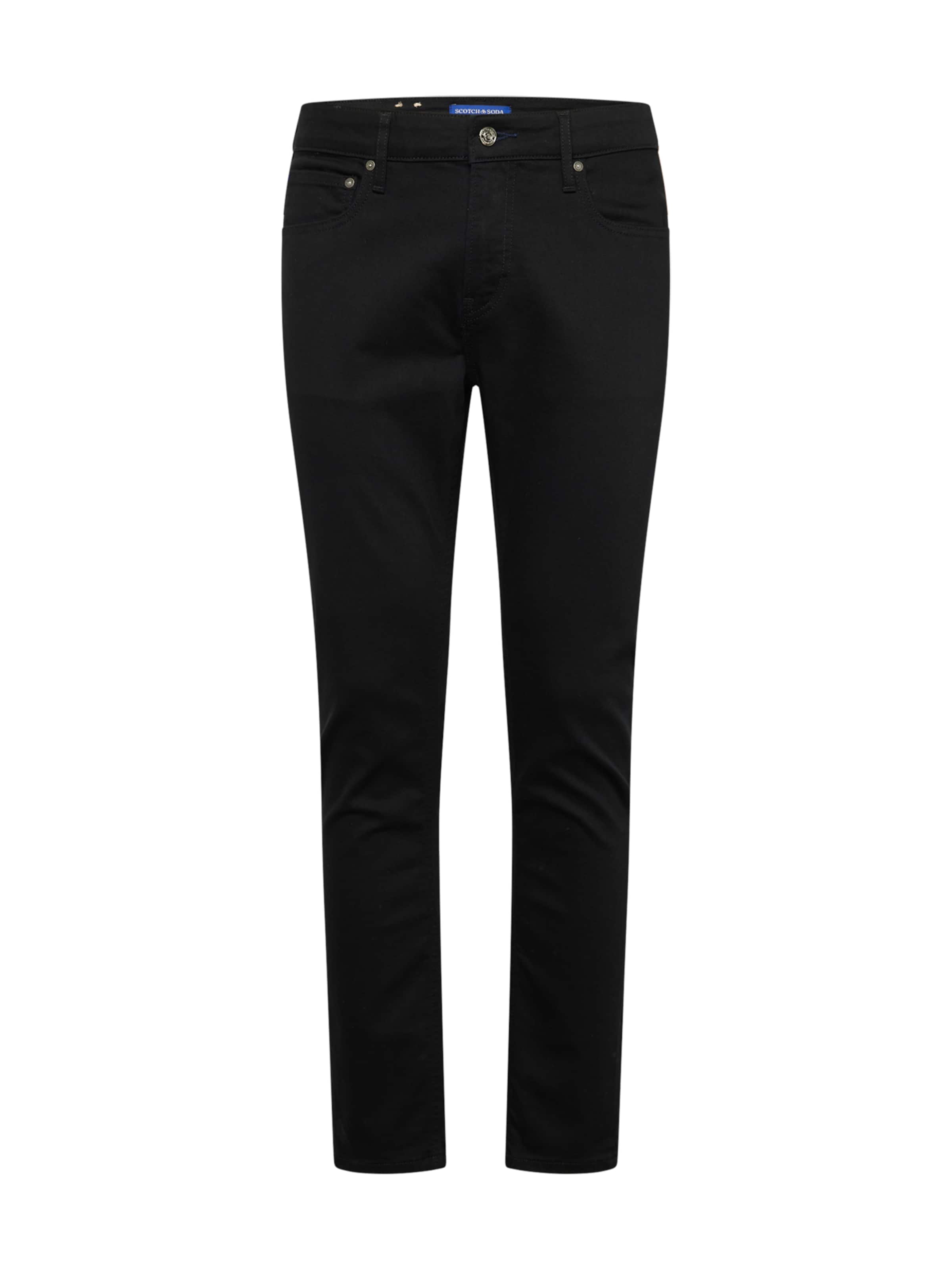 SCOTCH & SODA Skinny Τζιν 'Skim' σε μαύρο: μπροστά