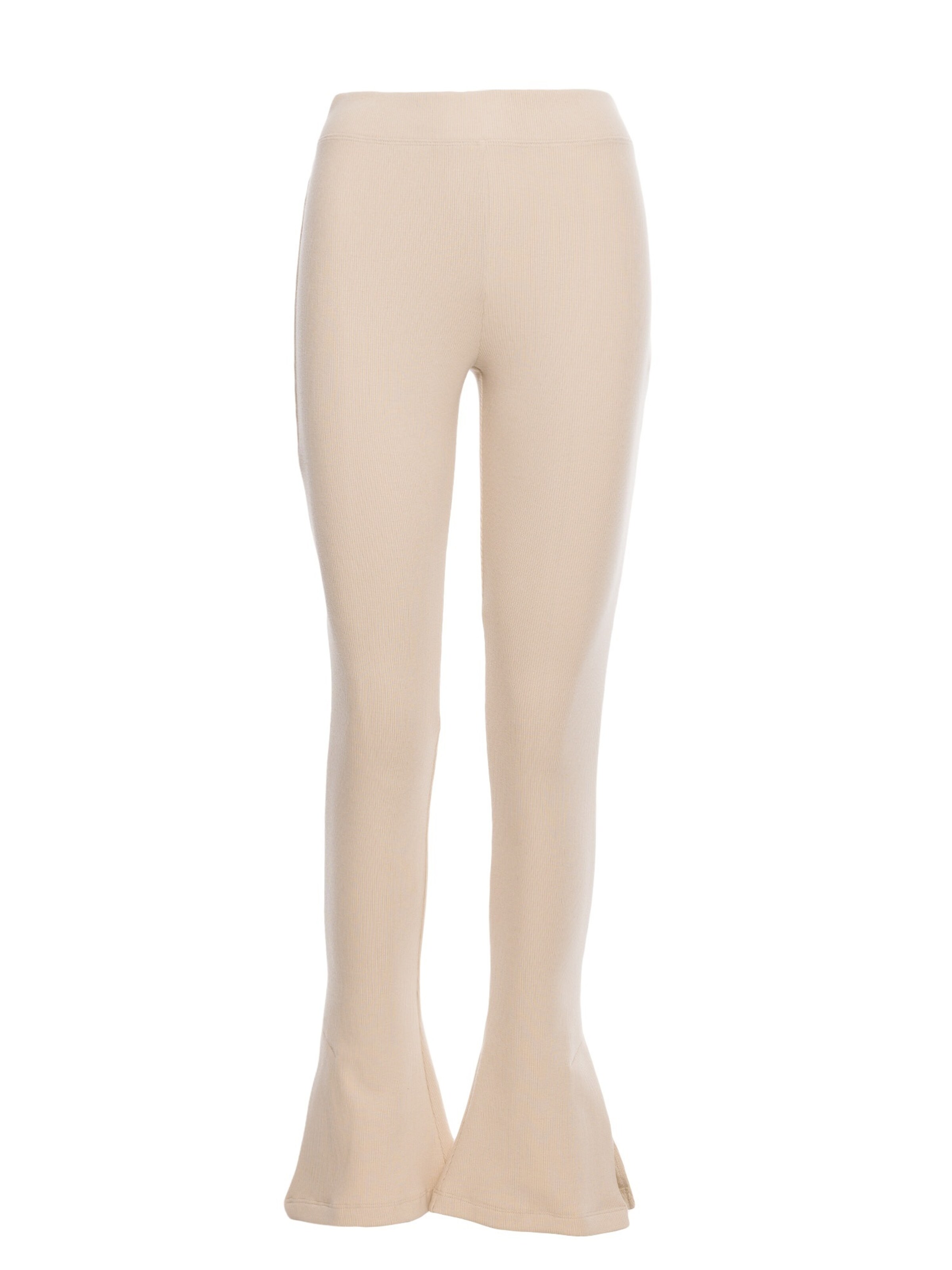 Skinny Leggings de la made of emotion pe bej: față