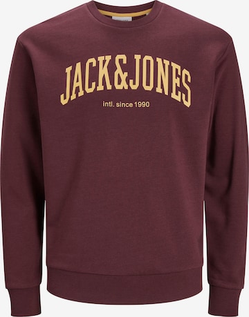 JACK & JONES Sweatshirt 'JOSH' i rød: forside