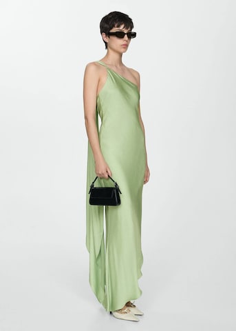 MANGO Cocktail Dress 'Fiore' in Green