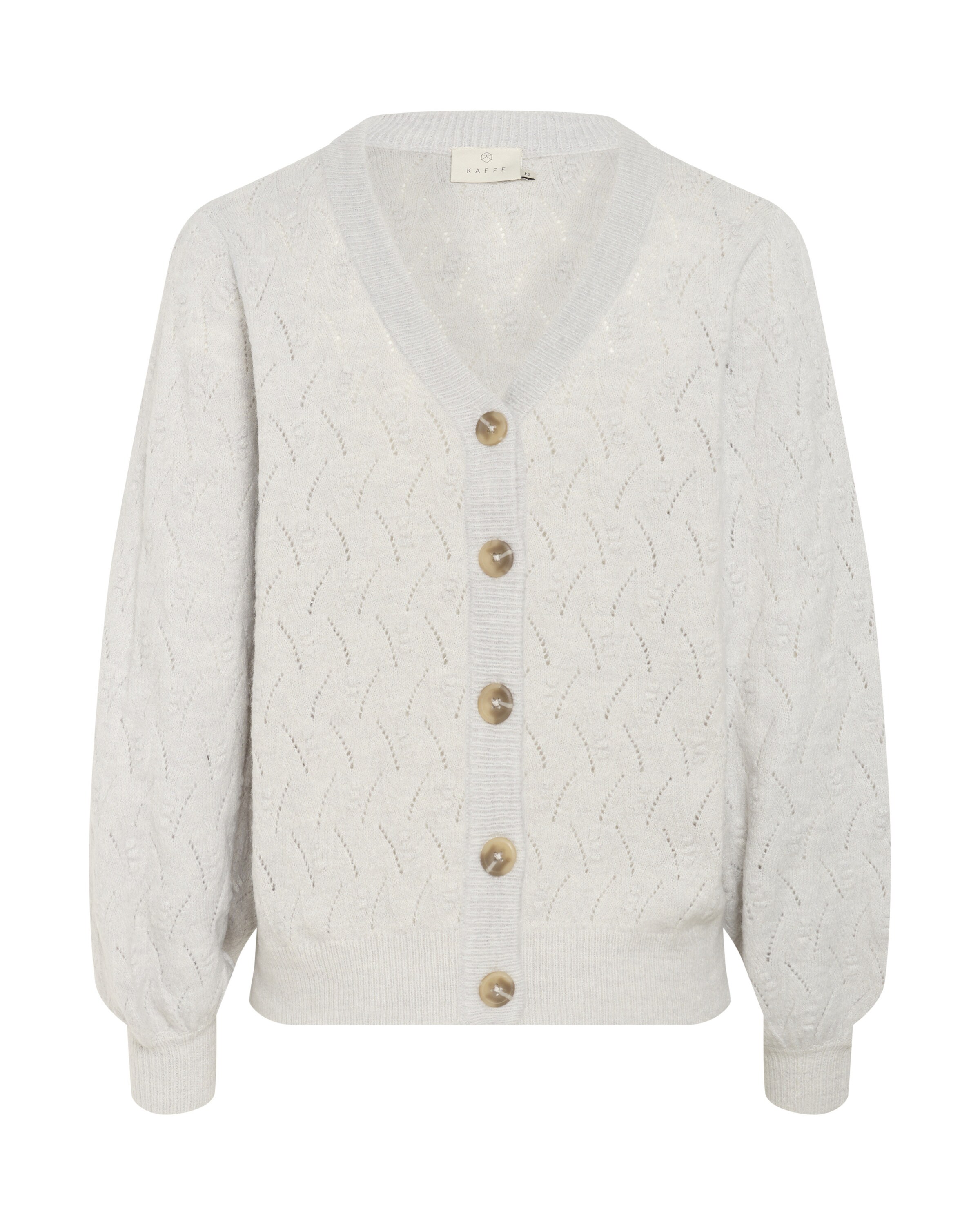 Kaffe Strickjacke 'Rita' in Grau: Vorderseite