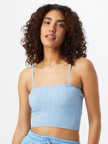 Tops en tricot Cotton On en bleu : devant