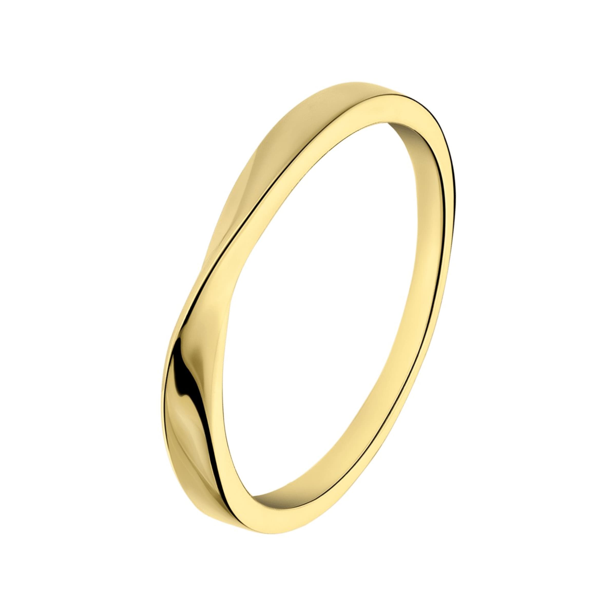 Lucardi Ring in Gold: Vorderseite