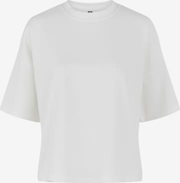 Sweat-shirt 'Chilli' PIECES en blanc : devant