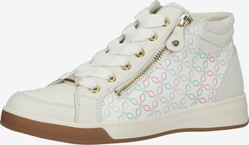 ARA Sneakers hoog 'Rom' in Beige: voorkant