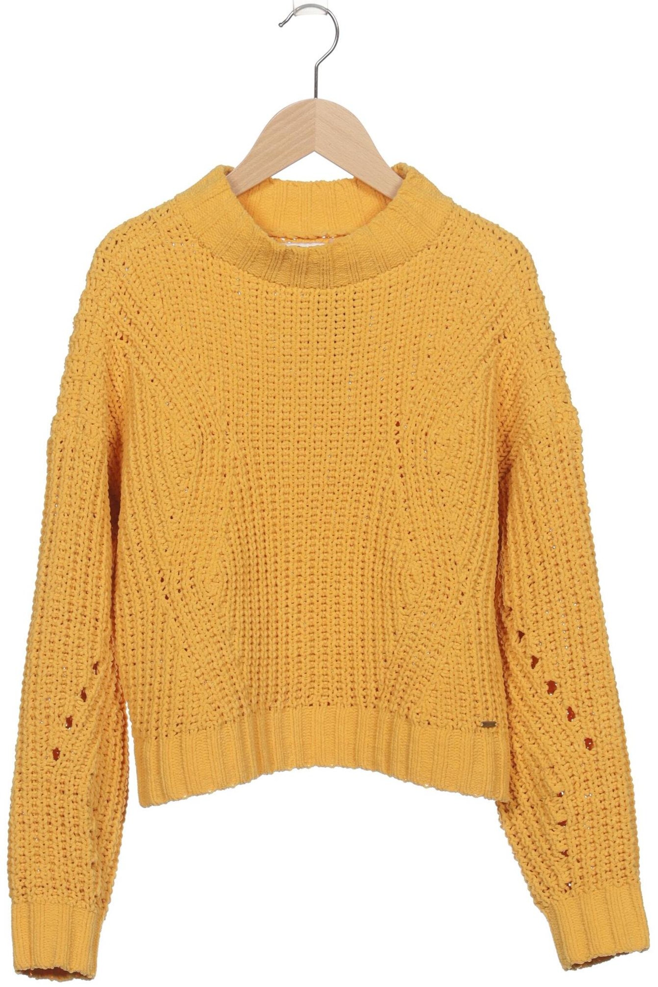 HOLLISTER Sweater & Cardigan in XS in Yellow: front