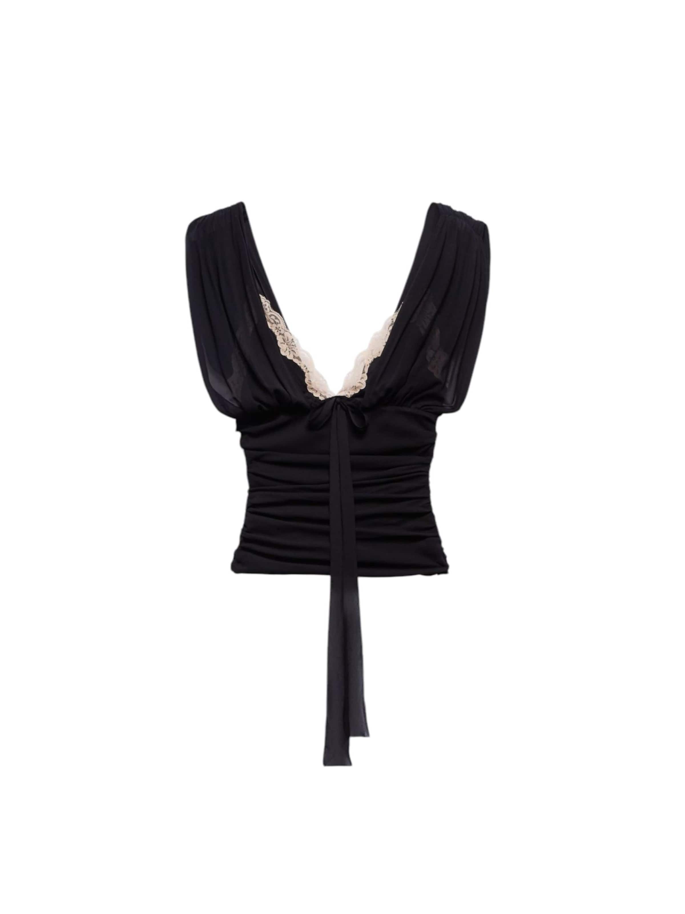 Top di Aniye By in nero: frontale