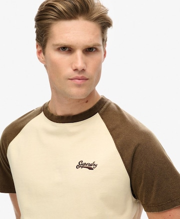 Superdry Μπλουζάκι 'Essential' σε μπεζ