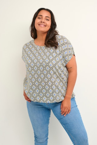 KAFFE CURVE Bluzka 'Sonna' w kolorze mieszane kolory: przód