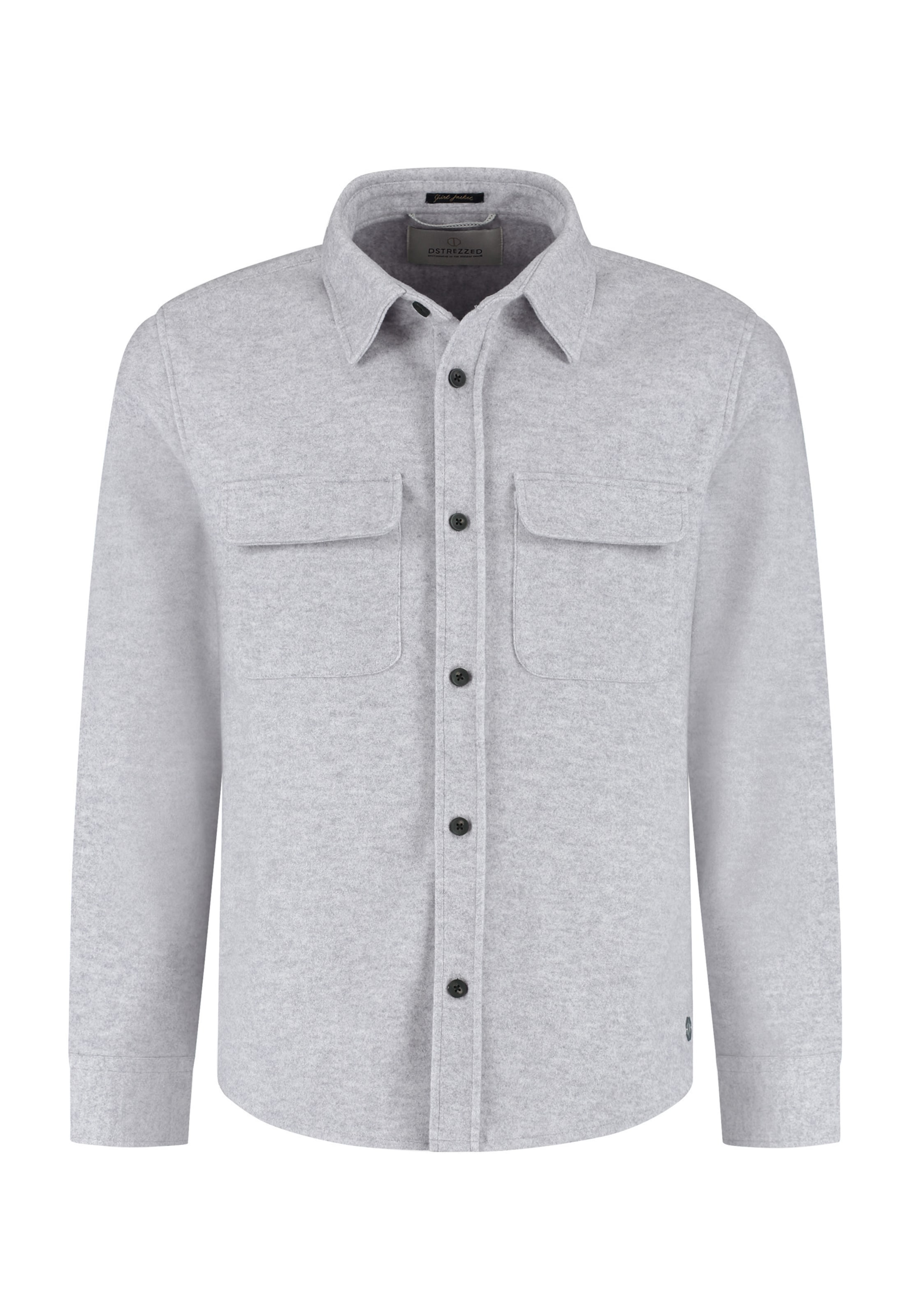Coupe regular Chemise 'Ulrik' Dstrezzed en bleu : devant