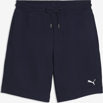 Pantalon de sport 'Essentials Elevated' PUMA en bleu : devant