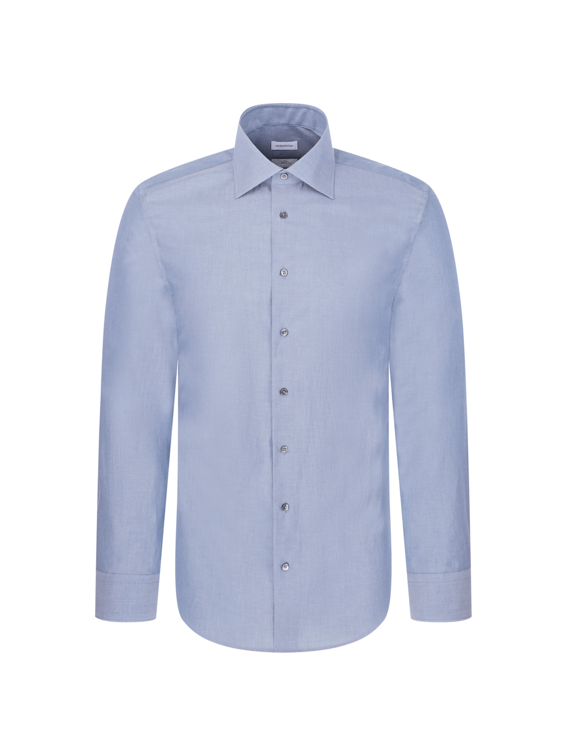 Coupe regular Chemise business SEIDENSTICKER en bleu : devant