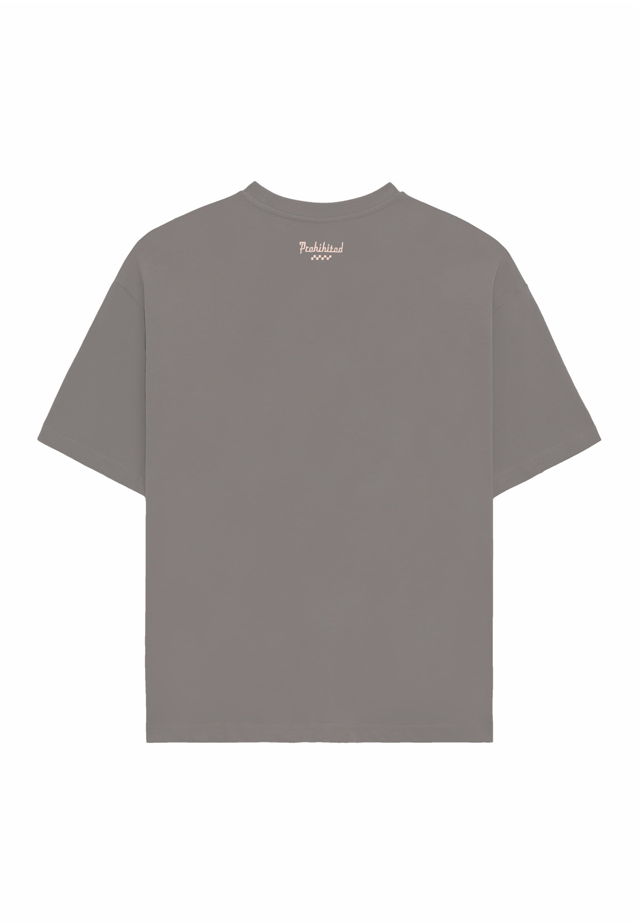 Maglietta 'Racecore' di Prohibited in grigio