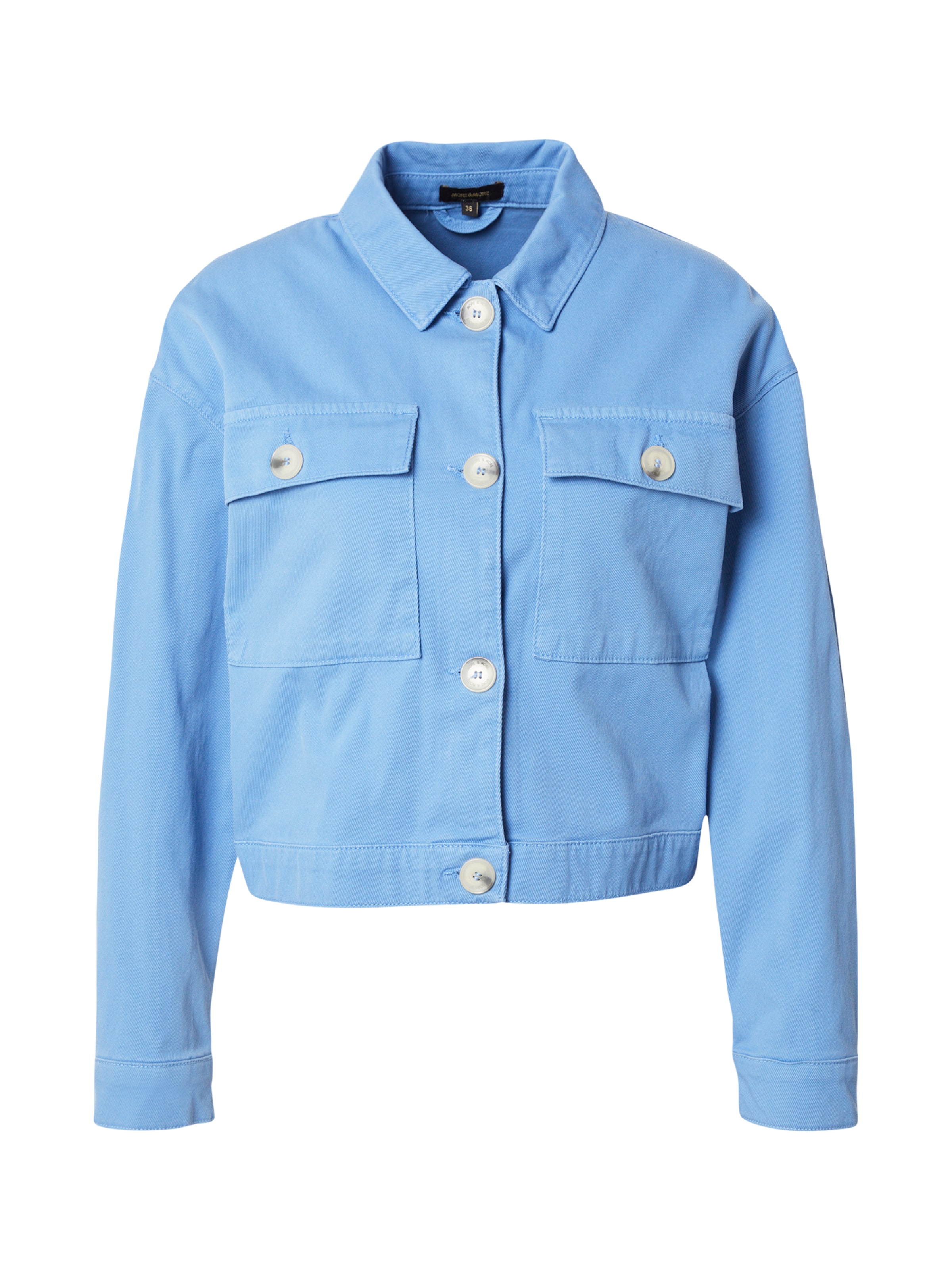 MORE & MORE Přechodná bunda – modrá: přední strana