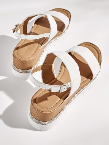 Next - Sandalias en blanco