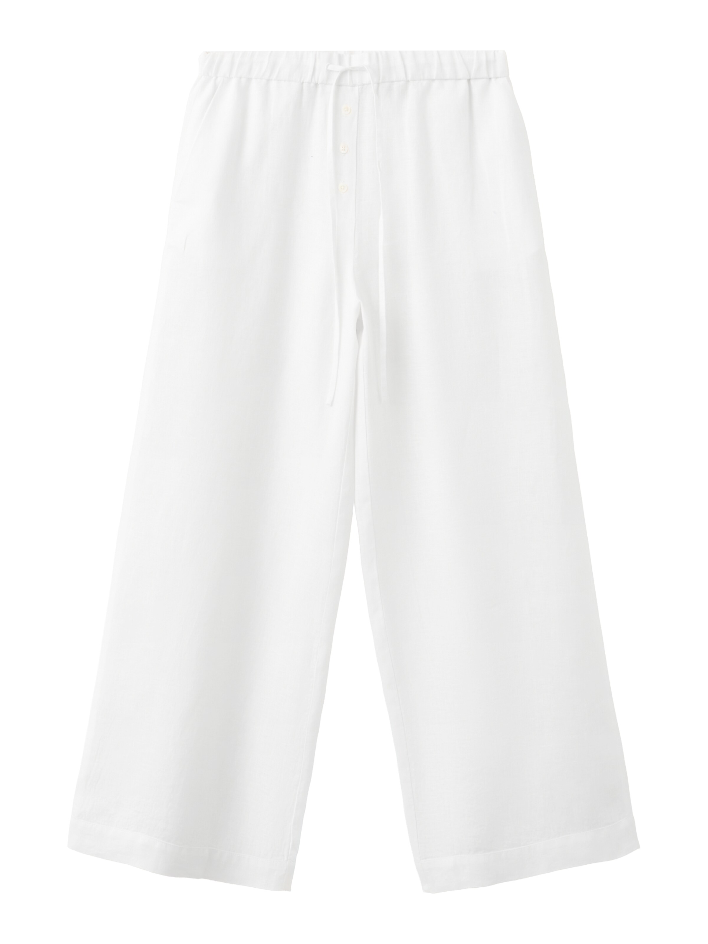 MANGO Broek 'SOMA' in Wit: voorkant