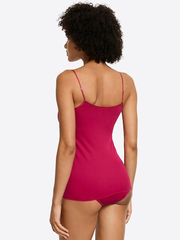 Hanro Spaghettitop ' Cotton Seamless ' in Rot