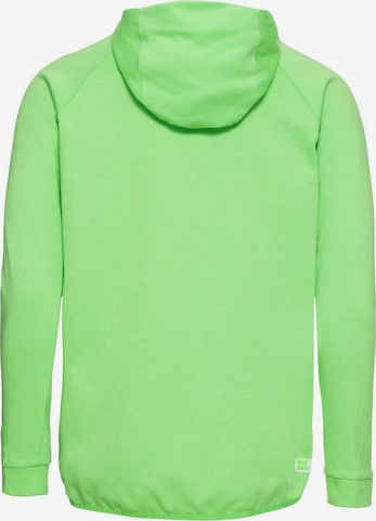 BIDI BADU Athletic Zip-Up Hoodie in Green