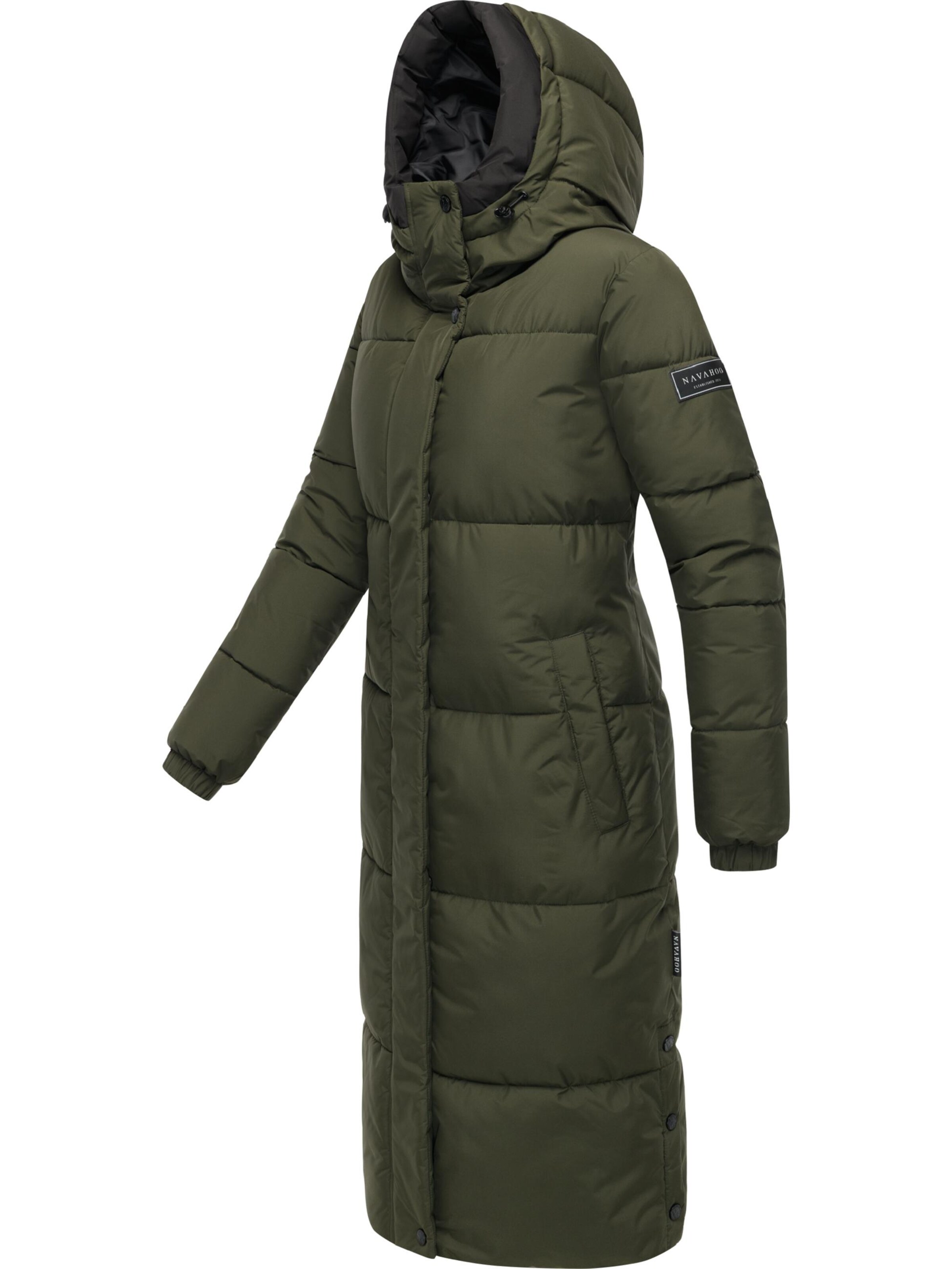 NAVAHOO Mantel 'Taublüte XIV' in Grün