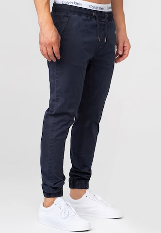 mėlyna INDICODE JEANS Standartinis Kelnės 'Fields'