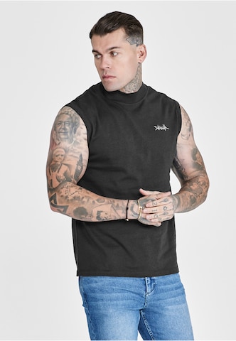 SikSilk Koszulka w kolorze czarny
