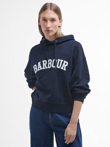 Barbour Bluza rozpinana 'Mayfield' w kolorze niebieski: przód