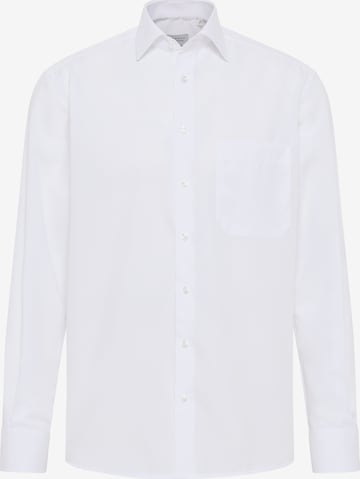 ETERNA Comfort fit Button Up Shirt in White: front