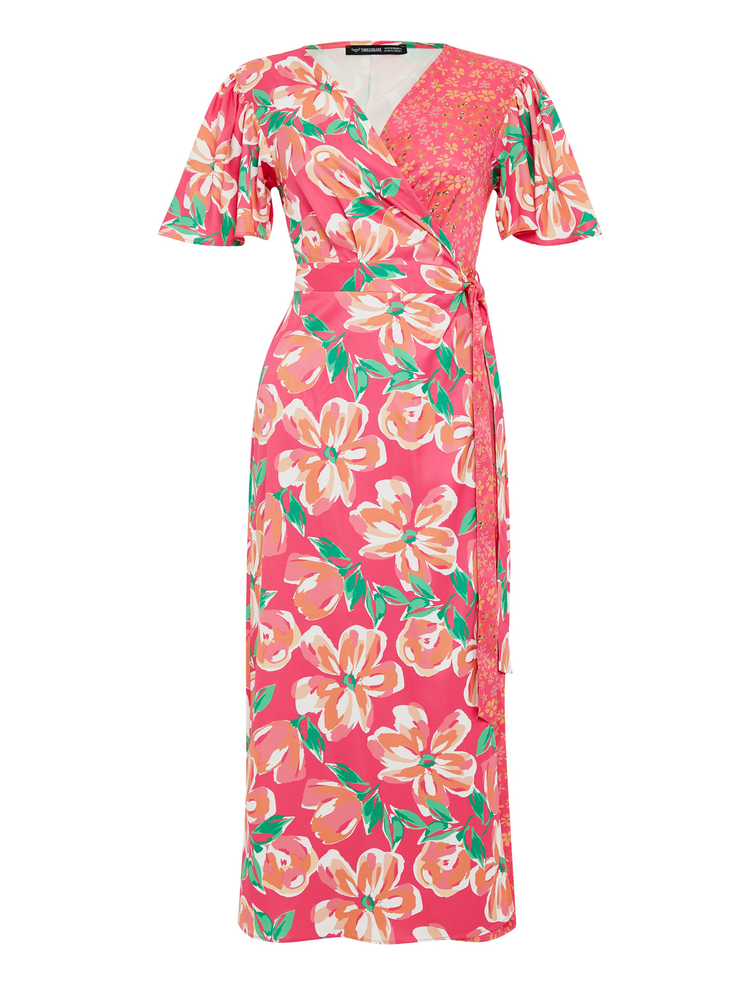 Threadbare Καλοκαιρινό φόρεμα 'Koko' σε ροζ: μπροστά