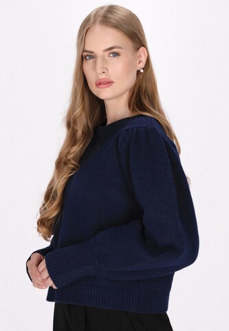 DreiMaster Klassik - Pullover em azul: frente